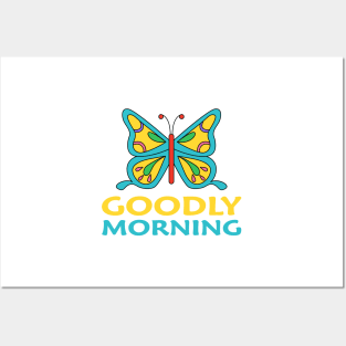 Goodly morning Butterfly Posters and Art